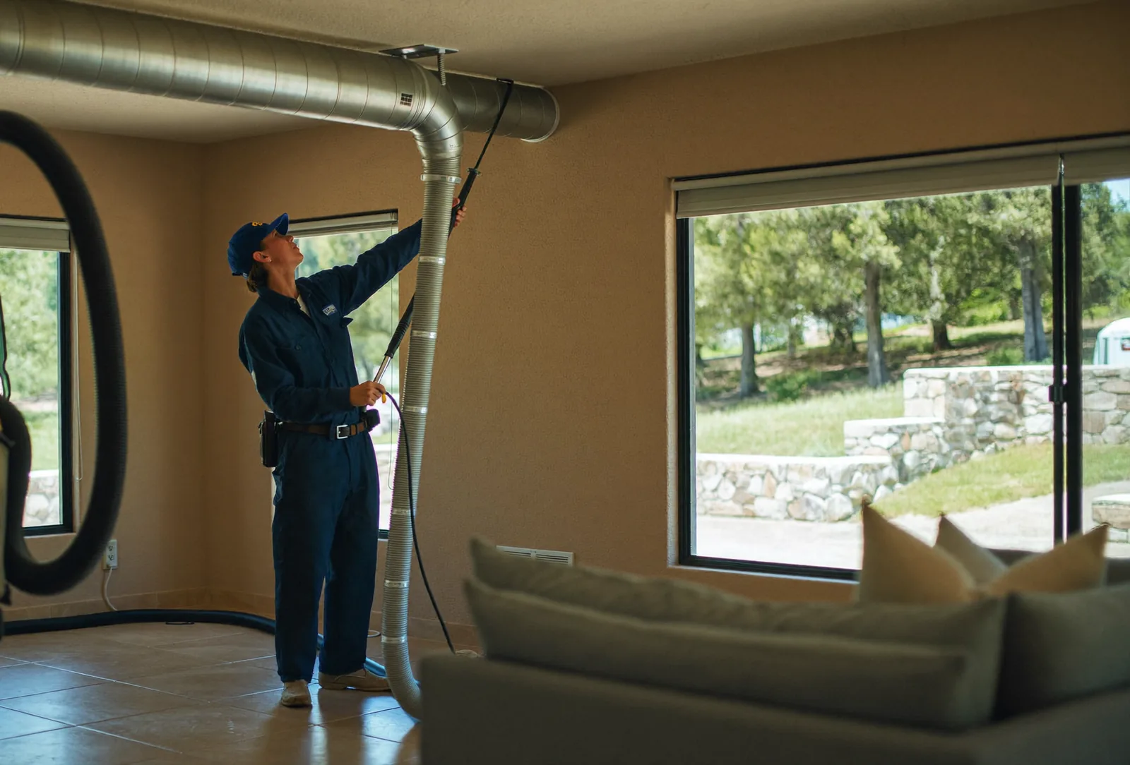 Air duct cleaning in San Antonio